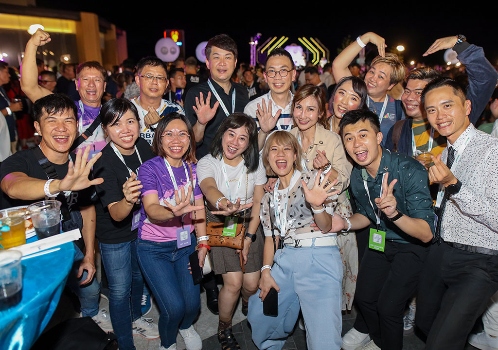 Event party photography in Bangkok people having fun and enjoying the evening